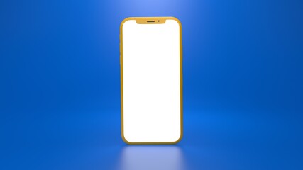 Phone mock - up 3d render for background