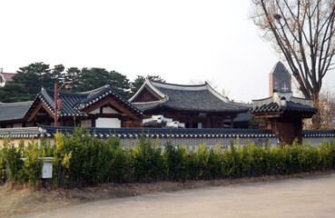 Fototapeta na wymiar South Korea Suwon Hwaseong Fortress