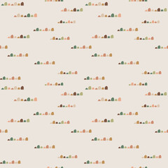Fototapeta na wymiar baby seamless pattern with christmas trees