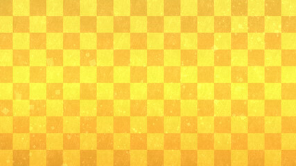 金色の市松模様の背景