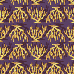 Beautiful Coral Seamless Pattern