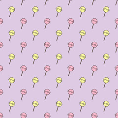 lollipop seamless pattern