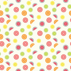 fruits seamless pattern design