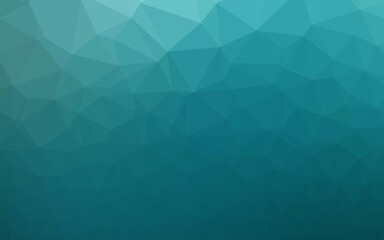 Fototapeta na wymiar Light BLUE vector abstract mosaic backdrop. An elegant bright illustration with gradient. Polygonal design for your web site.