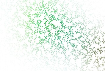 Light Green vector layout with circle shapes.