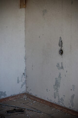 Interior of the old abandoned apartment