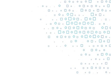 Light BLUE vector layout with circle spots, cubes.