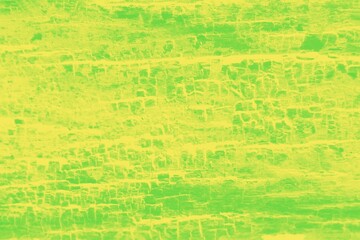 Vivid green yellow patchy background, wooden texture