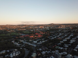 Naklejka premium Arial view of east Brisbane 