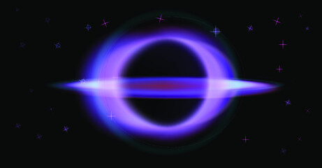 Black hole concept. Vector illustration.