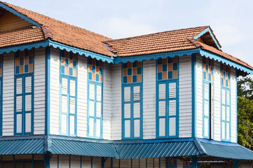 old wooden house in Ipoh, Malaysia