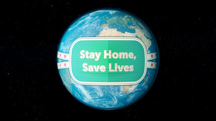 the World put mask to fight to Stay Home, Save Lives