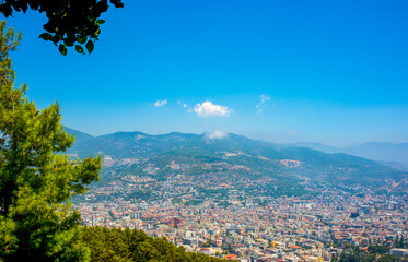 
Alanya panorama in summer on a sunny day