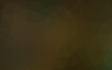 Dark Black vector abstract mosaic backdrop. An elegant bright illustration with gradient. Template for a cell phone background.