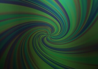 Dark Green vector glossy abstract template. A vague abstract illustration with gradient. The background for your creative designs.