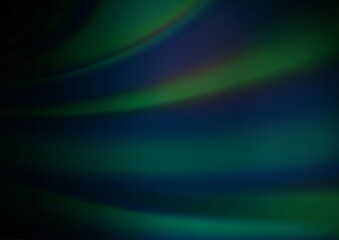Dark Green vector blurred and colored template. Colorful abstract illustration with gradient. A completely new template for your design.