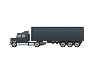 black truck car vehicle brand isolated icon