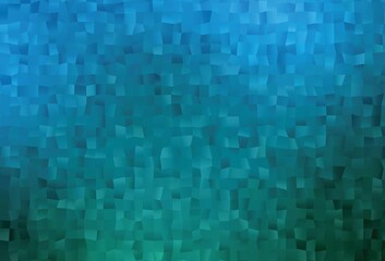 Light Blue, Green vector triangle mosaic cover.