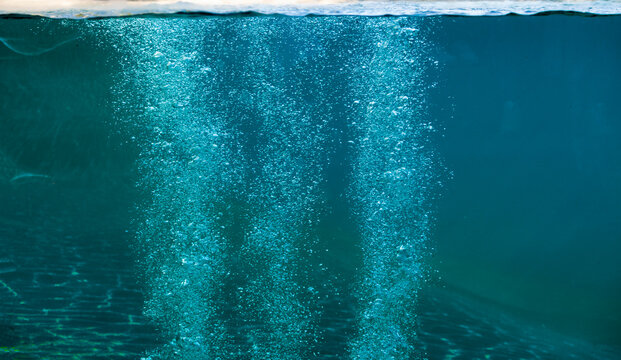 bulles sous l'eau
