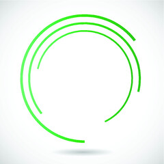 Abstract Logo with stripes. Logo Design for your company.