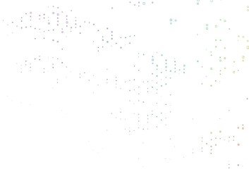 Light Multicolor, Rainbow vector backdrop with lines, rectangles.