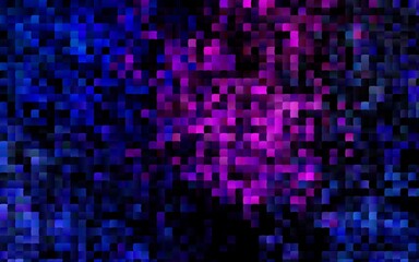 Dark Pink, Blue vector pattern in square style. Illustration with set of colorful rectangles. Smart design for your business advert.