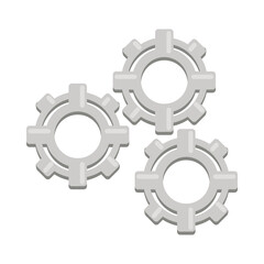 gears machine settings isolated icon