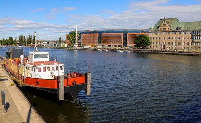 Stettin, Oder und Langebrücke