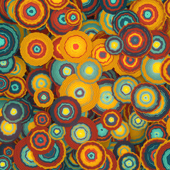 Modern full bloom flat minimalistic composition. 3d render digital illustration