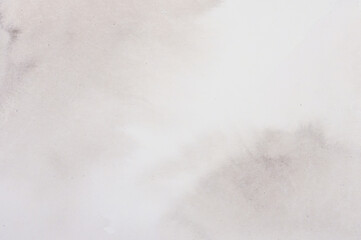 Light gray watercolor painted background.