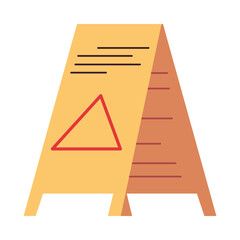 Caution Wet Floor warning sign