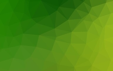 Light Green vector polygon abstract layout. Glitter abstract illustration with an elegant design. Brand new style for your business design.