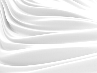 White abstract liquid wavy background