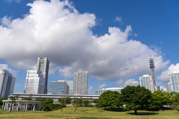 Fototapeta premium 横浜みなとみらい地域散策