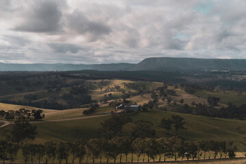 Naklejka premium autumn landscape in the mountains