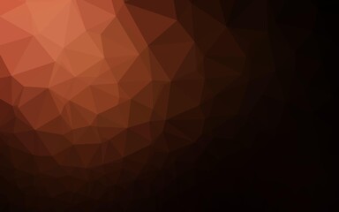 Dark Red vector low poly layout. Glitter abstract illustration with an elegant design. Template for your brand book.