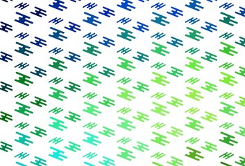 Light Multicolor, Rainbow vector background with straight lines.