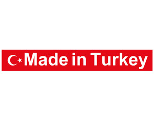 Fototapeta premium Qualitätssiegel Made in Turkey