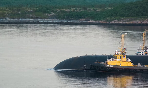 Russian nuclear submarine Dmitry Donskoy.