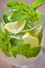 cocktail on the wooden background