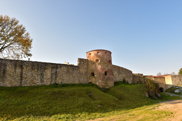 Fototapeta na wymiar Old fortress in the city of Bardejov