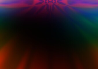 Dark Multicolor, Rainbow vector abstract background. Colorful illustration in blurry style with gradient. The template can be used for your brand book.