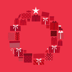 クリスマスプレゼントのリース