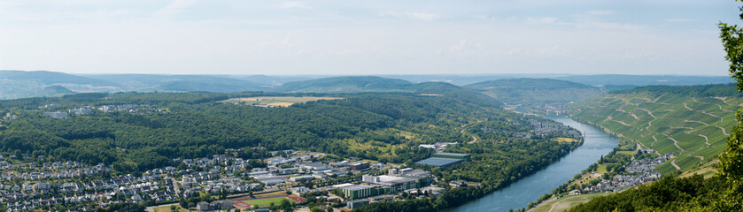 Mosel bei Bernkastel-Kues Panorama