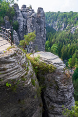 Elbsandsteingebirge in Sachsen