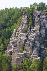 Fototapeta na wymiar Elbsandsteingebirge in Sachsen