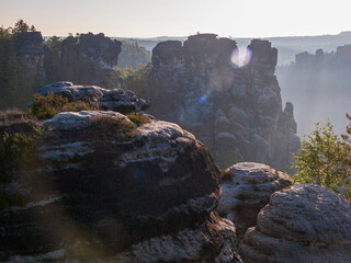 Elbsandsteingebirge in Sachsen