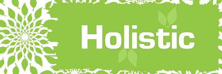 Holistic Green Leaves Scratch Background Horizontal 