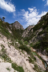 Fototapeta na wymiar Aussicht während des wandern in den Ötschergräben in den Österreichischen Alpen