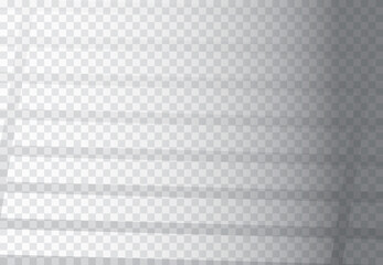 Vector set of transparent shadow overlay effects